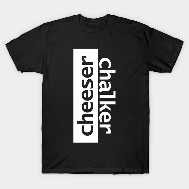 Minimal Typography Cheeser Gamer T-Shirt by ellenhenryart